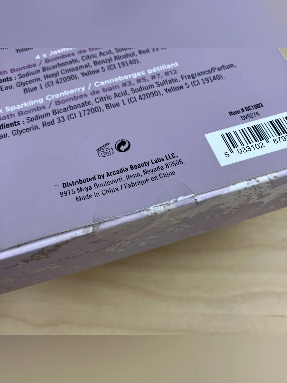 Beyond Belief 12 Days Of Bath Bombs - Bath Bomb Gift Set New In Box